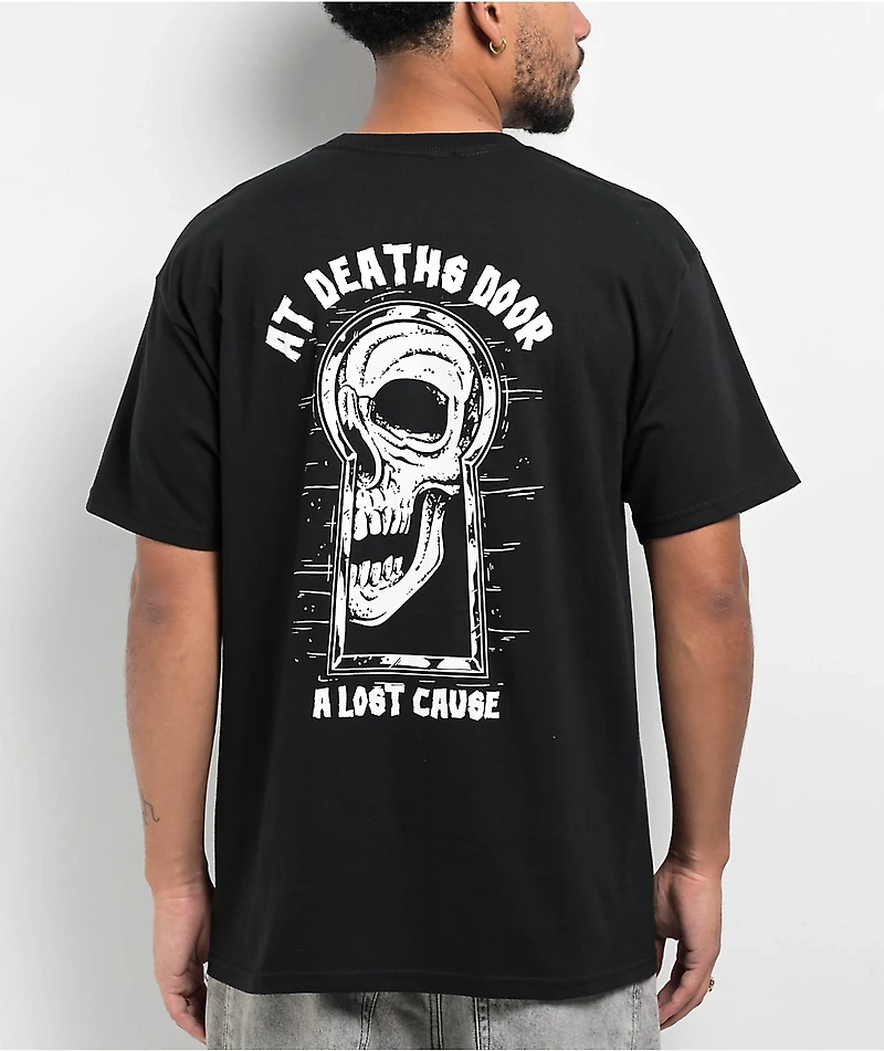 A Lost Cause Deaths Door Black T-Shirt
