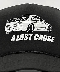 A Lost Cause Drift Black Trucker Hat