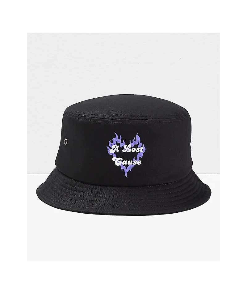 A Lost Cause Eternal Flame Black Bucket Hat
