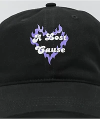 A Lost Cause Eternal Flame Black Strapback Hat