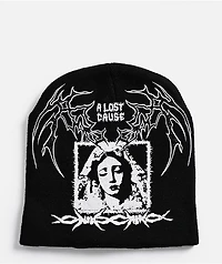 A Lost Cause Eternal Sorrow Black Skully Beanie