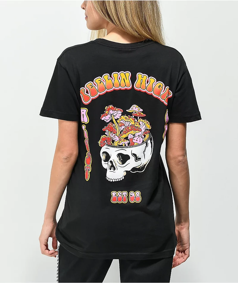A Lost Cause Feelin High Black T-Shirt