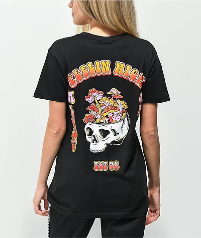 A Lost Cause Feelin High Black T-Shirt