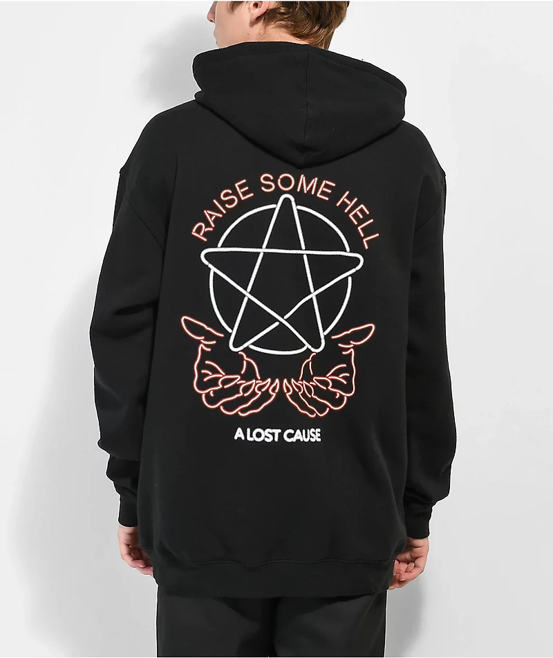 A Lost Cause Hell Raiser Black Hoodie