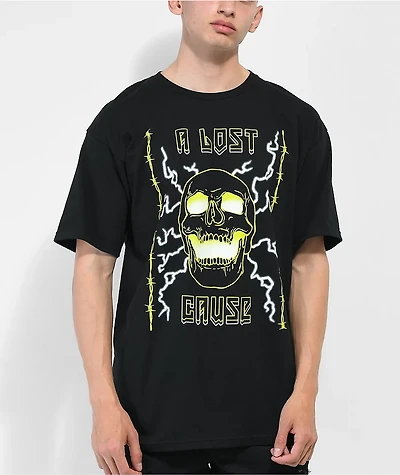 A Lost Cause High Voltage Black T-Shirt
