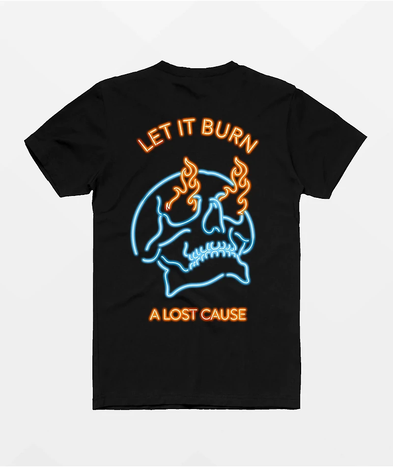 A Lost Cause Let It Burn Black T-Shirt
