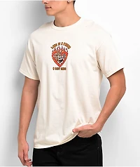 A Lost Cause Love Is Prison Natural T-Shirt