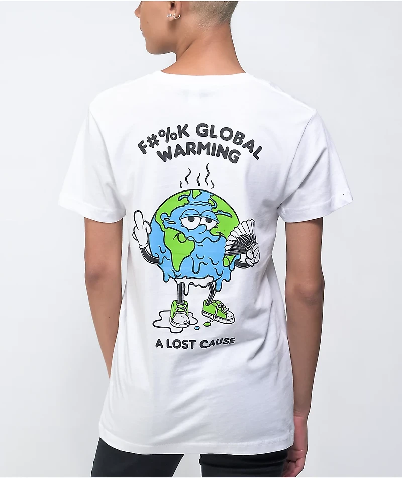 A Lost Cause Meltdown White T-Shirt