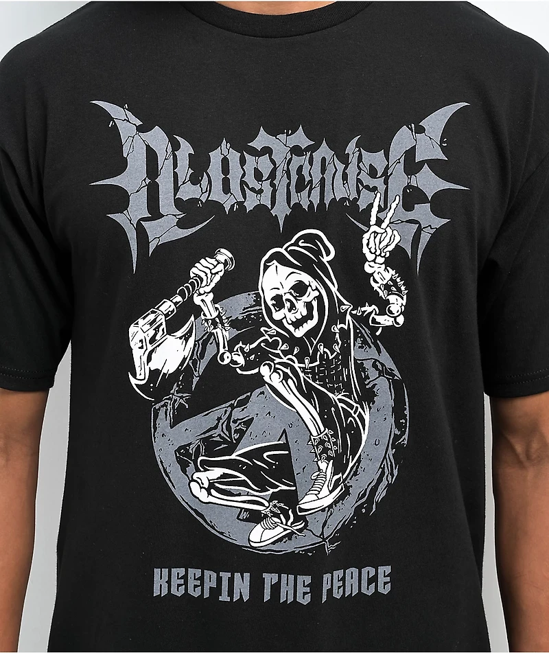 A Lost Cause Peace Keeper Black T-Shirt