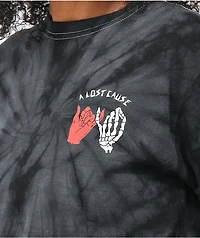 A Lost Cause Pinky Swear Black Tie Dye T-Shirt