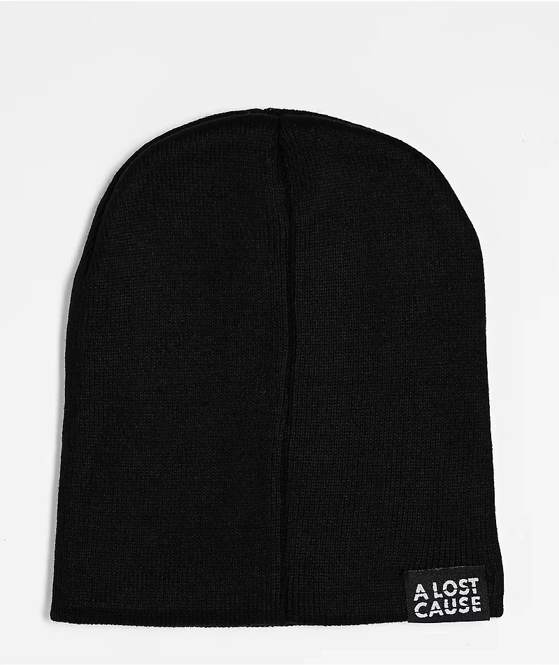A Lost Cause Scorpio Black Skully Beanie