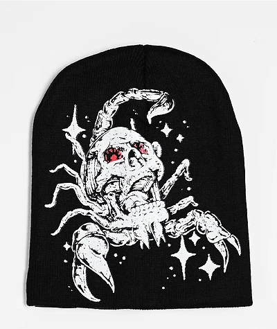 A Lost Cause Scorpio Black Skully Beanie
