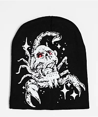 A Lost Cause Scorpio Black Skully Beanie
