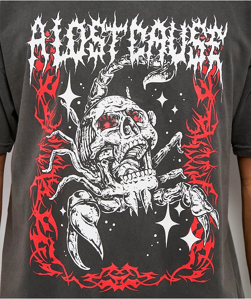 A Lost Cause Scorpio Charcoal T-Shirt