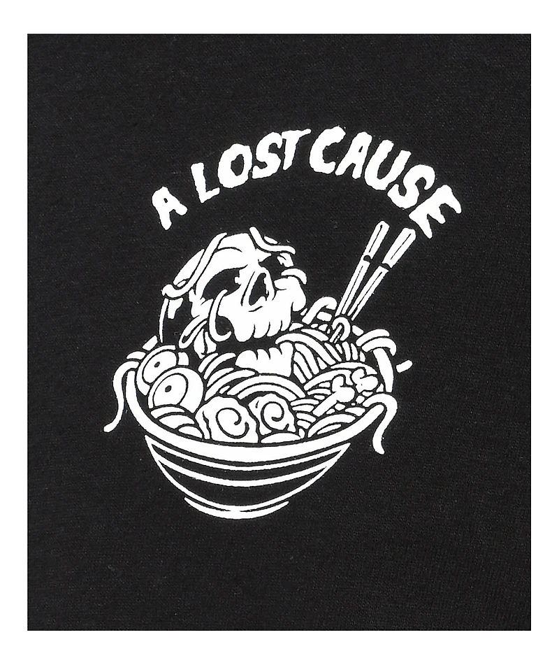 A Lost Cause Send Noods Black T-Shirt