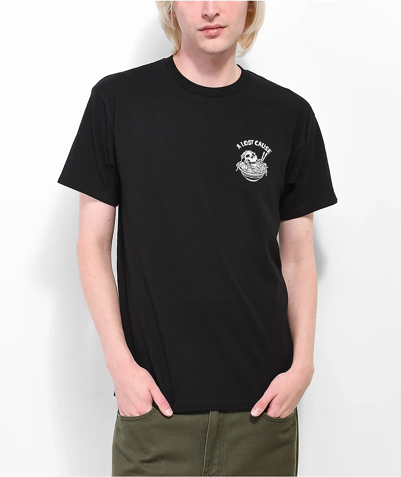 A Lost Cause Send Noods Black T-Shirt
