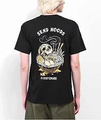 A Lost Cause Send Noods Black T-Shirt