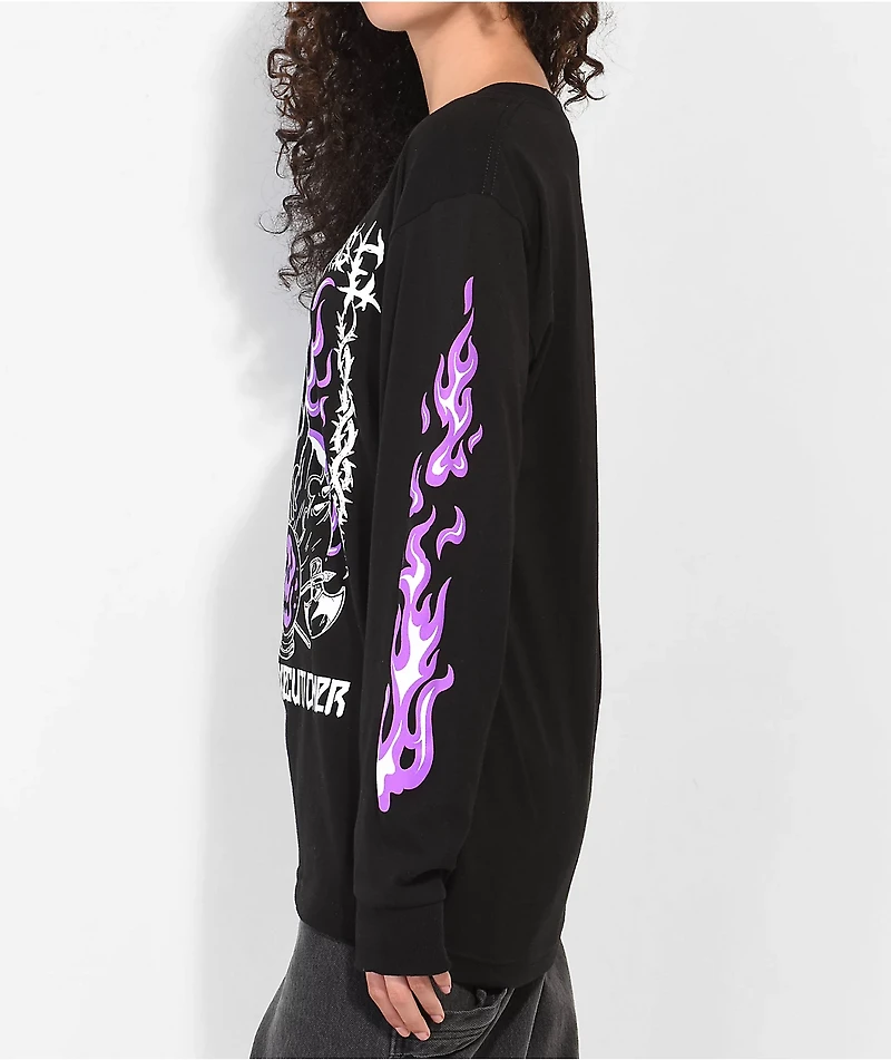 A Lost Cause Silent Executioner Black Long Sleeve T-Shirt