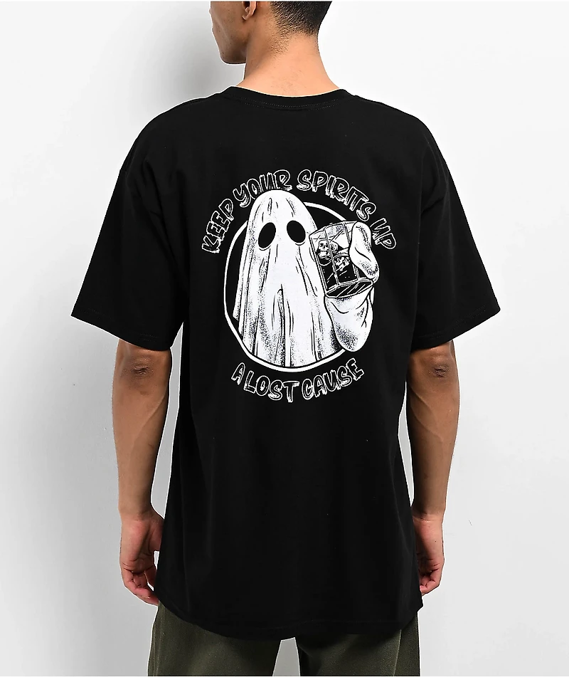 A Lost Cause Spirits Black T-Shirt