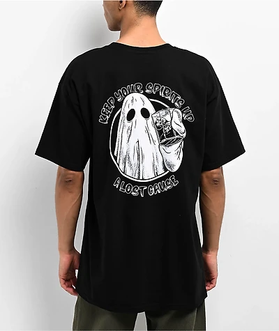 A Lost Cause Spirits Black T-Shirt