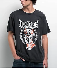 A Lost Cause Statue Vintage Wash Black T-Shirt