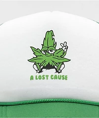 A Lost Cause Stay High Green Trucker Hat