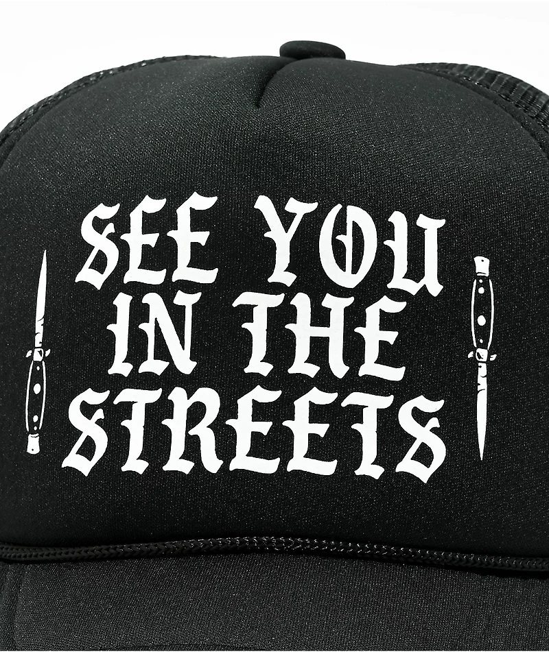 A Lost Cause Streets Black Trucker Hat