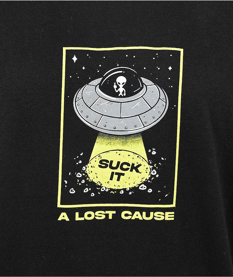A Lost Cause Suck It Black T-Shirt