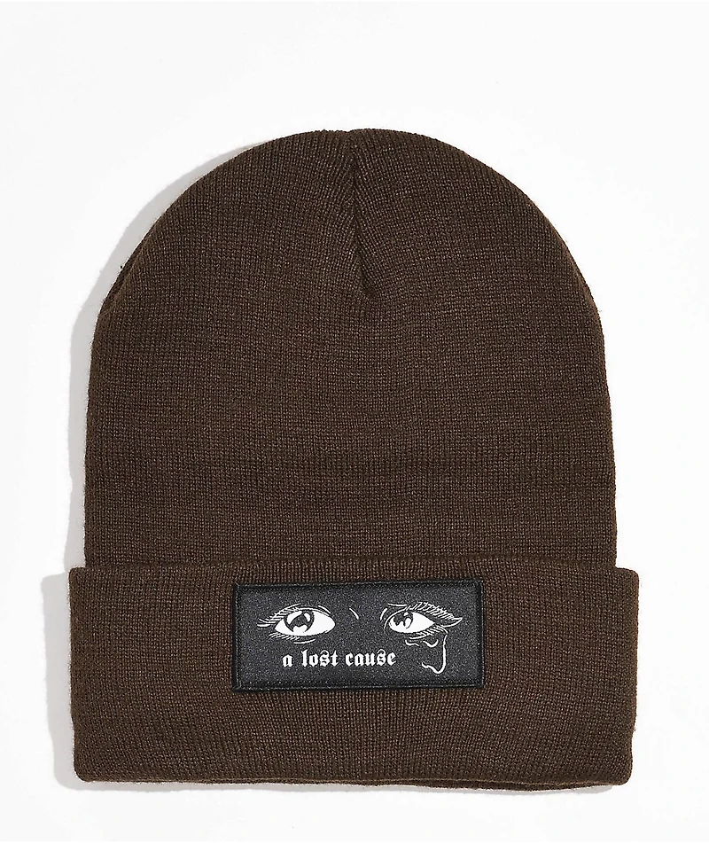A Lost Cause Tears Chocolate Tall Beanie