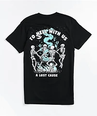 A Lost Cause To Hell With Us Black T-Shirt