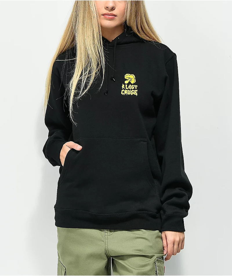 A Lost Cause Trippin Boyfriend Black Hoodie