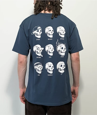 A Lost Cause Vibes Dark Blue T-Shirt