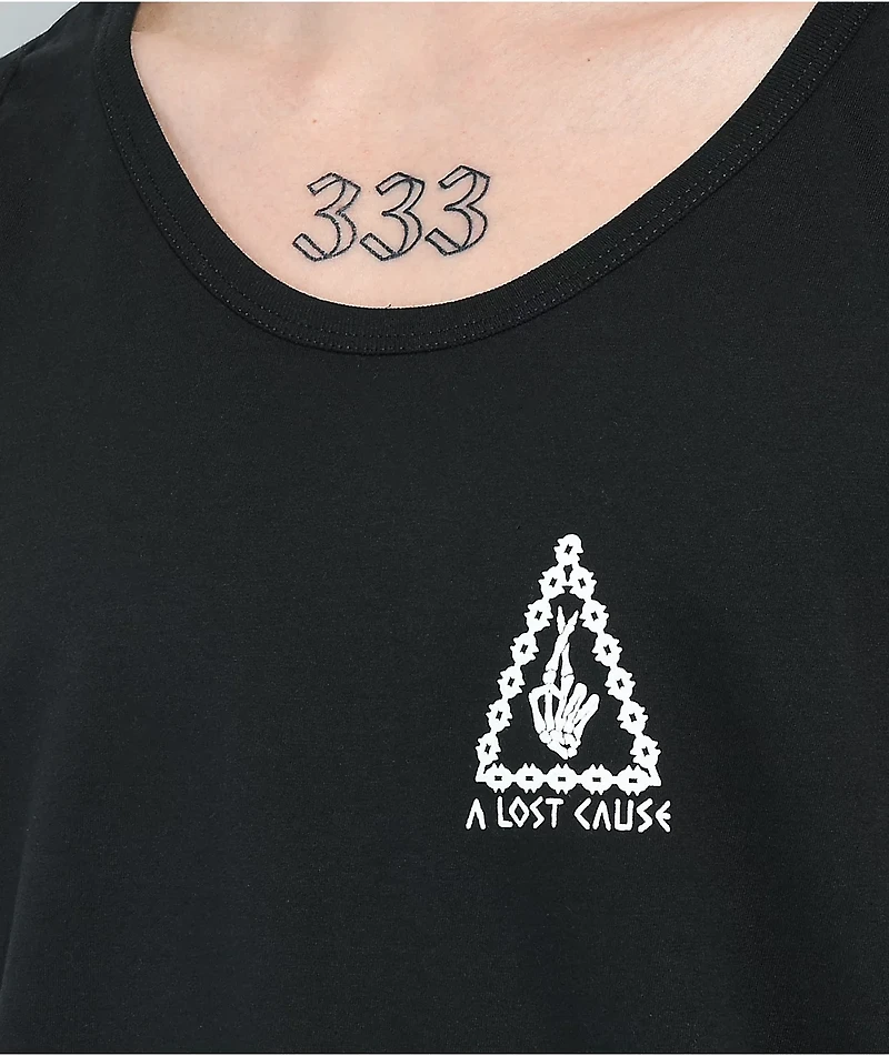 A Lost Cause Wishful Black Tank Top