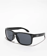 A Lost Cause Wrap Black Sunglasses