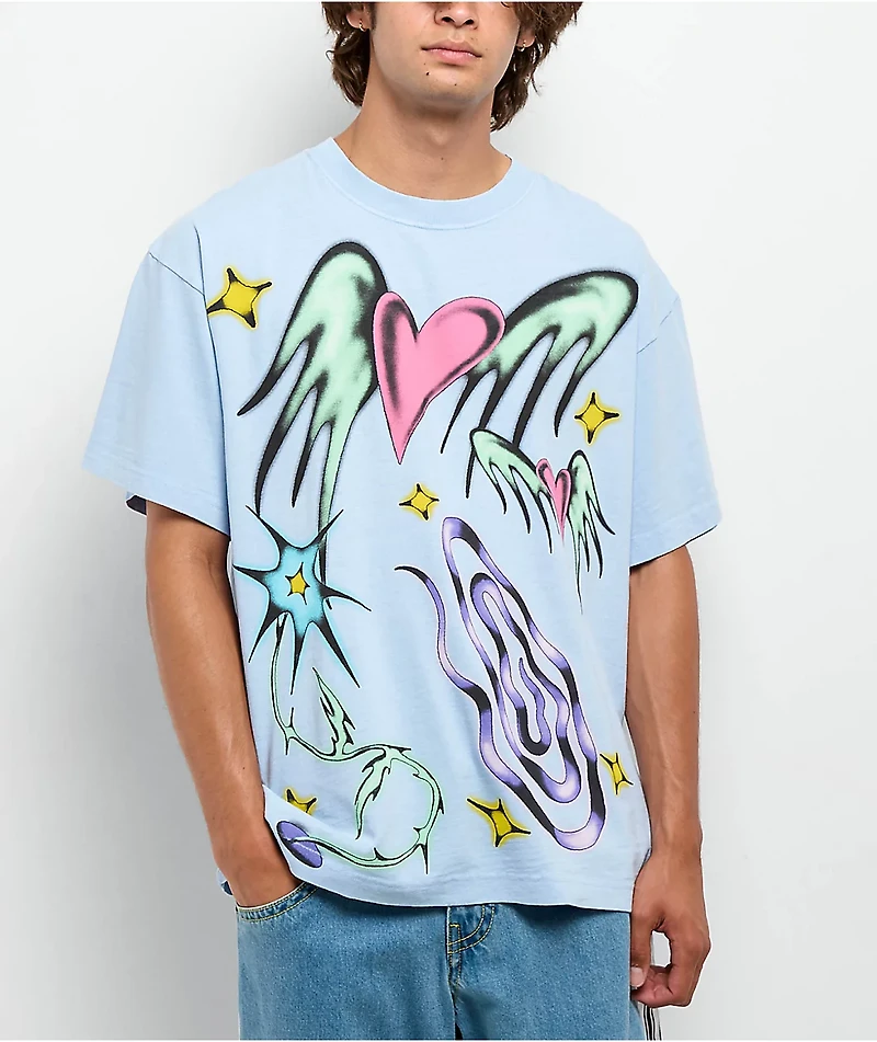 A.LAB Airbrush Blue T-Shirt