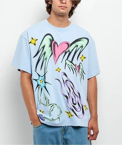 A.LAB Airbrush Blue T-Shirt