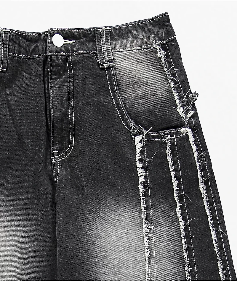 A.LAB Analog Raw Black Wash Jeans