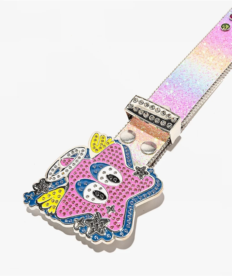 A.LAB Angel Star Rhinestone Rainbow Belt