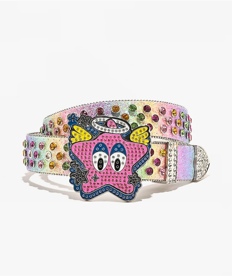 A.LAB Angel Star Rhinestone Rainbow Belt