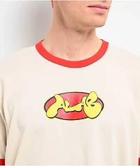 A.LAB Astro Cream Ringer T-Shirt