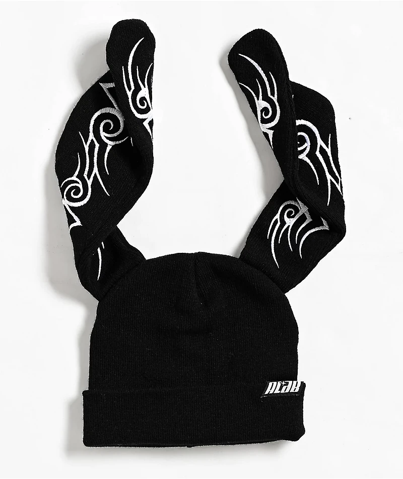 A.LAB Black Bunny Beanie