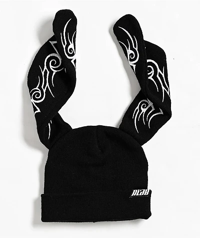 A.LAB Black Bunny Beanie