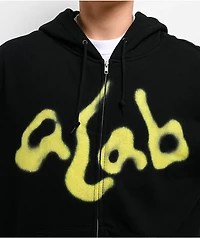 A.LAB Blurry Black Zip Hoodie