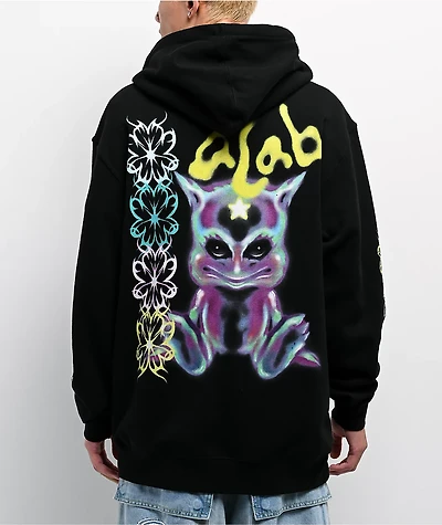 A.LAB Blurry Black Zip Hoodie