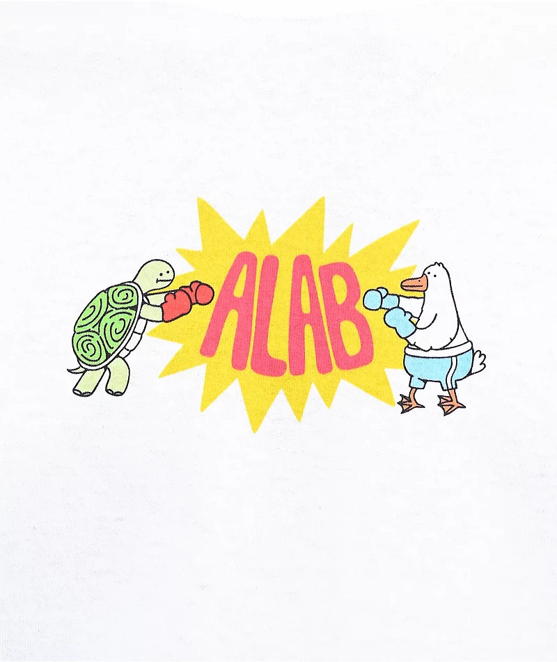 A.LAB Boxing Jerry White T-Shirt