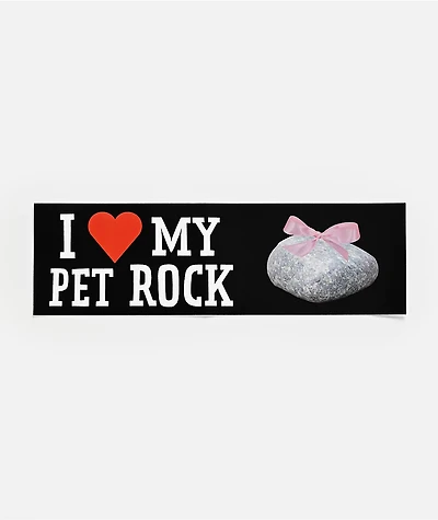 A.LAB Brain Rot Pet Rock Bumper Sticker