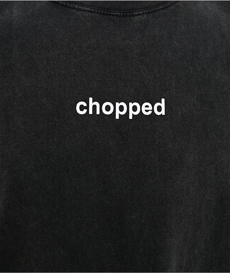 A.LAB Brainrot Chopped Black Wash T-Shirt