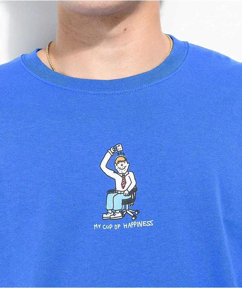 A.LAB Break Time Blue Long Sleeve T-Shirt