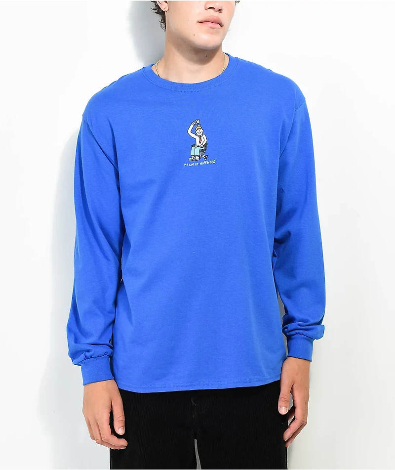 A.LAB Break Time Blue Long Sleeve T-Shirt