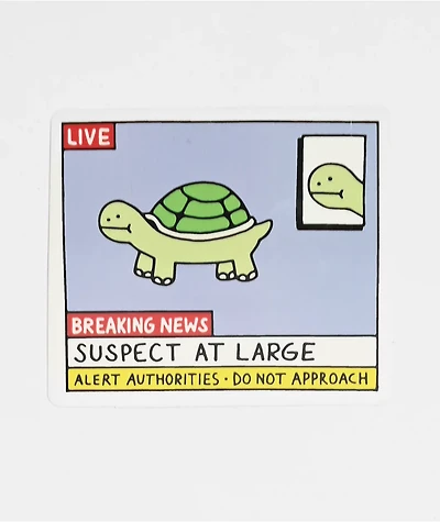 A.LAB Breaking News Sticker